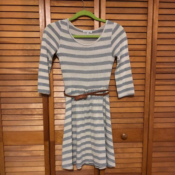 [Charlotte Russe] 3/4 length sleeve striped dress - Picture 6 of 8